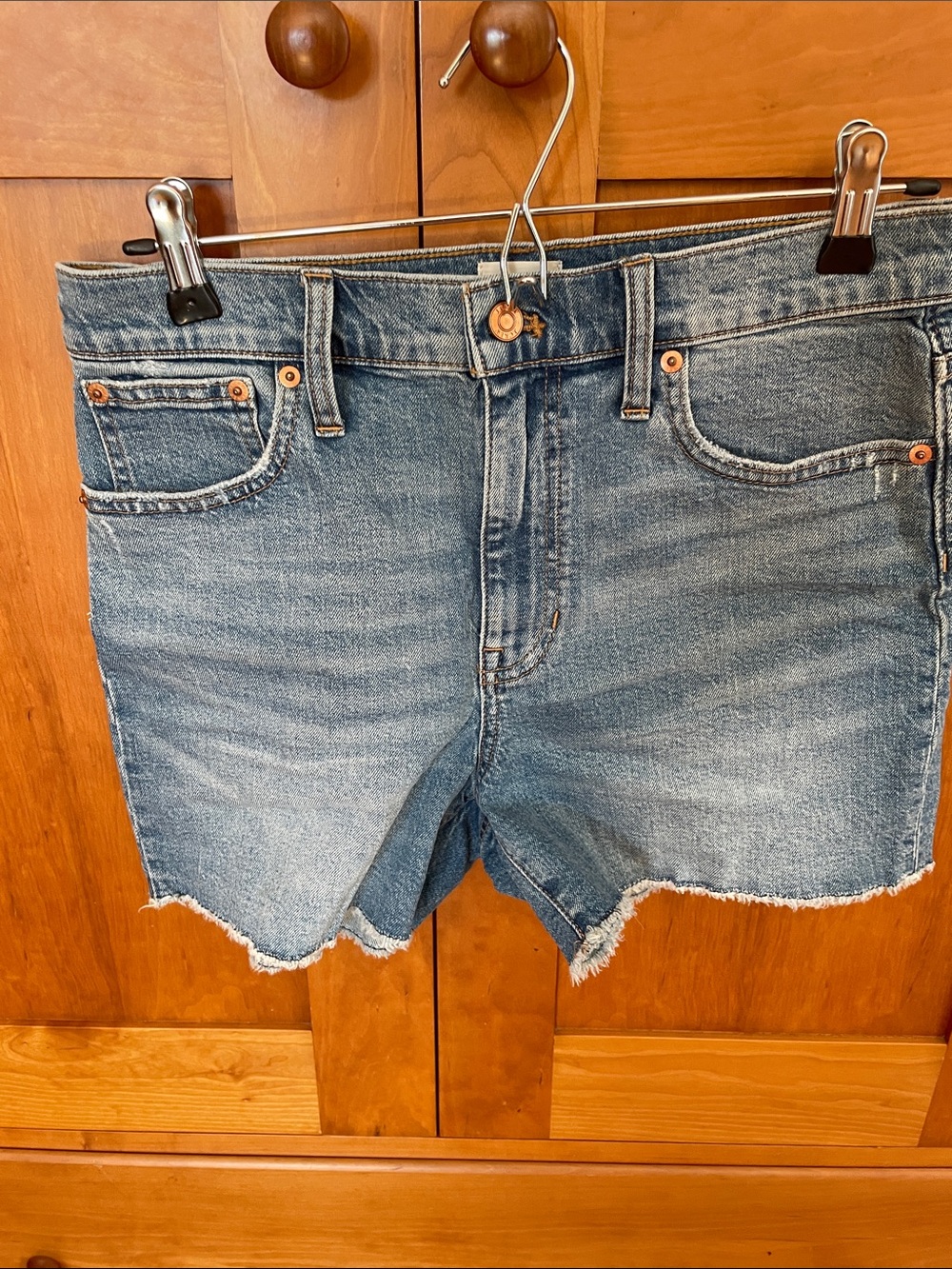 J. Crew Denim Cutoff Jean Shorts in Light Blue